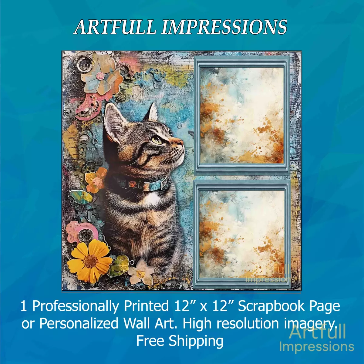 Whimsical Tabby Cat