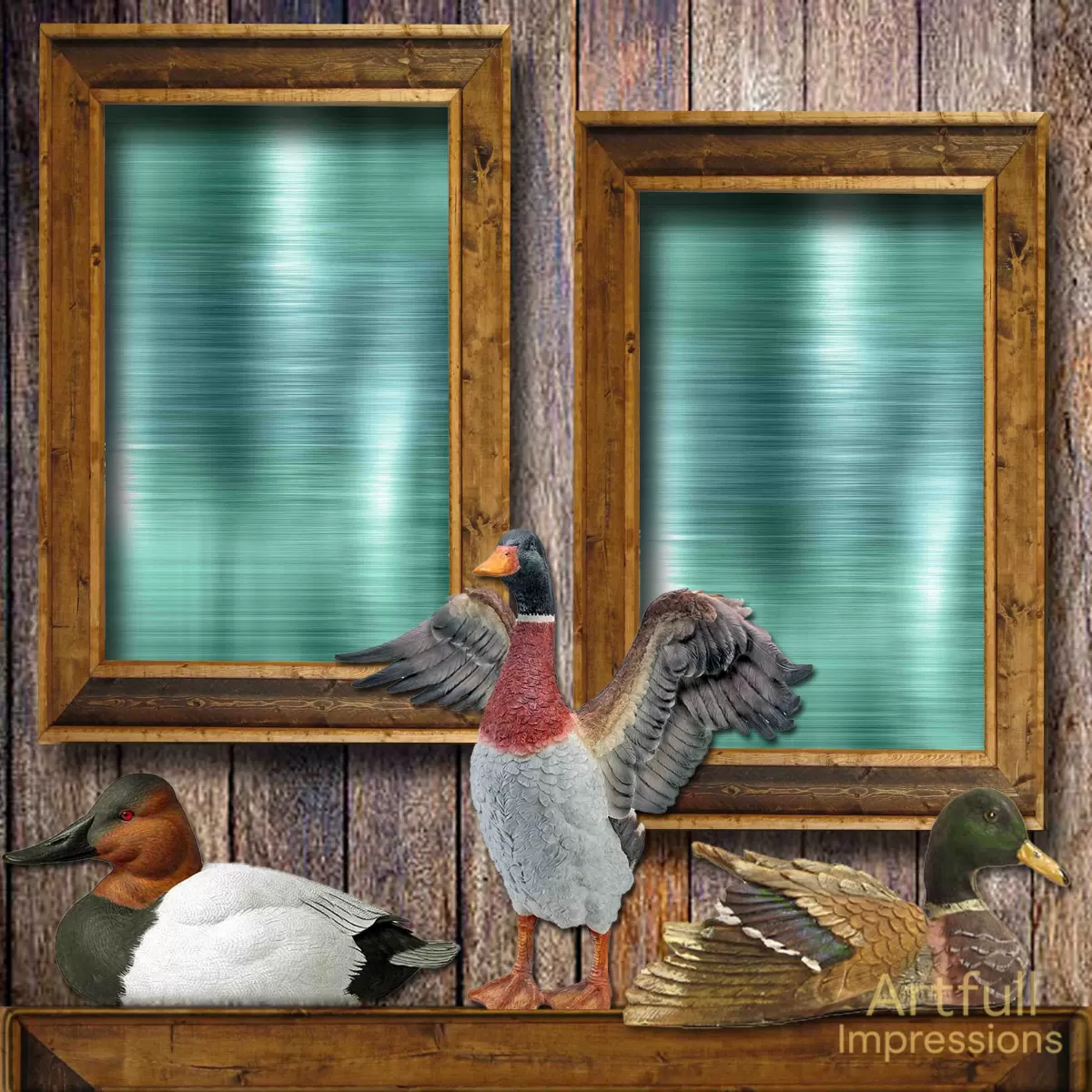 Rustic Duck Lodge – 2-Pages