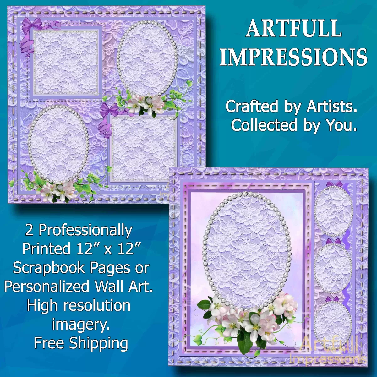 Lace & Lavender Set (2 Pages)