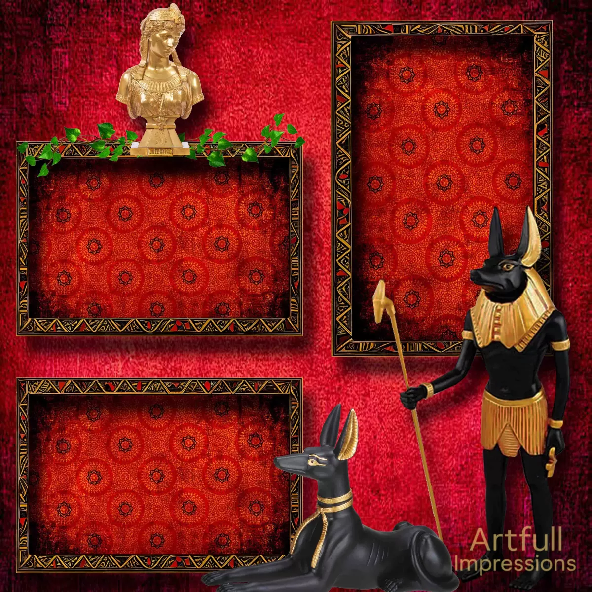 Regal Elegance of Ancient Egypt– 2 Pages