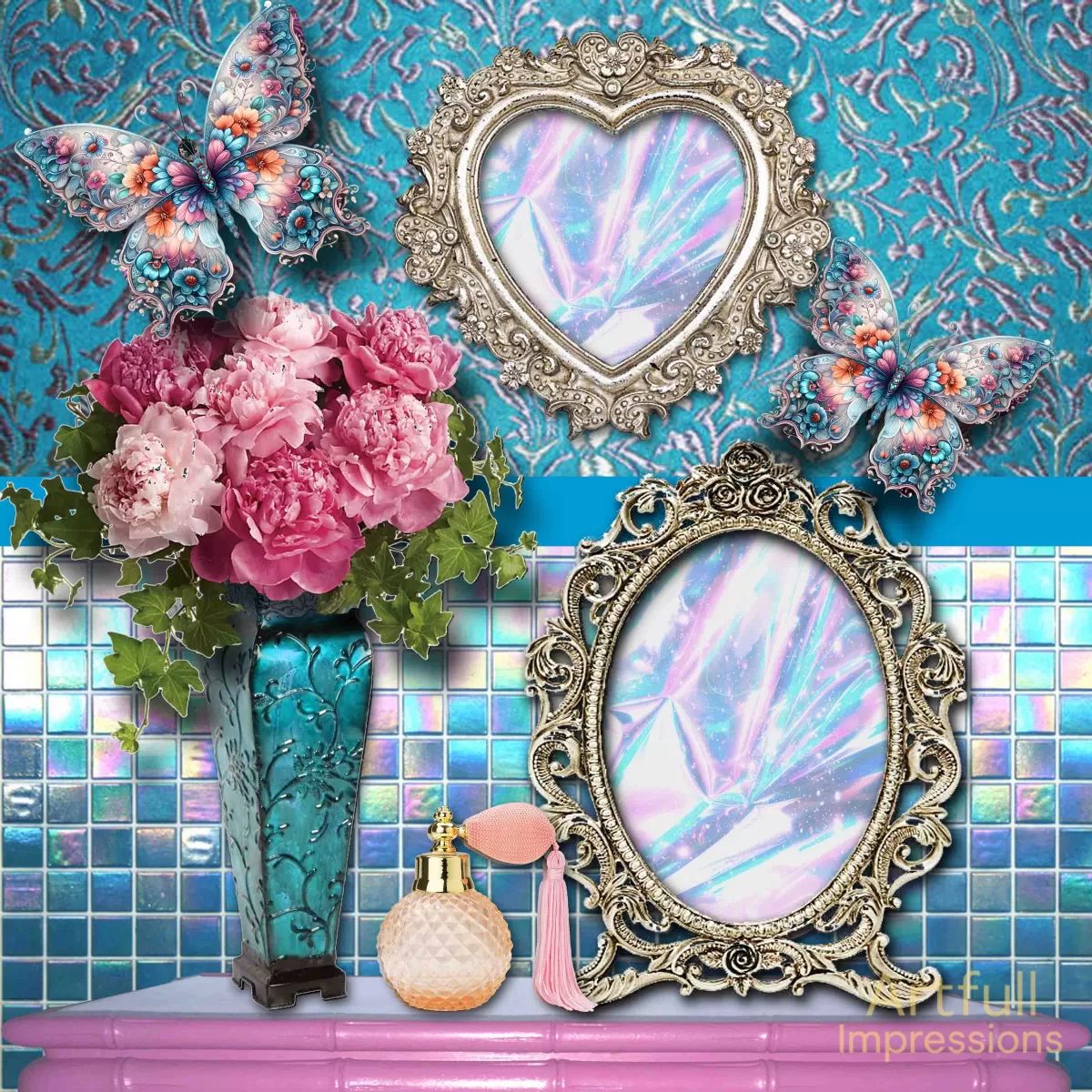 Mother Themed with Vintage Vibes & Elegance 2 Page