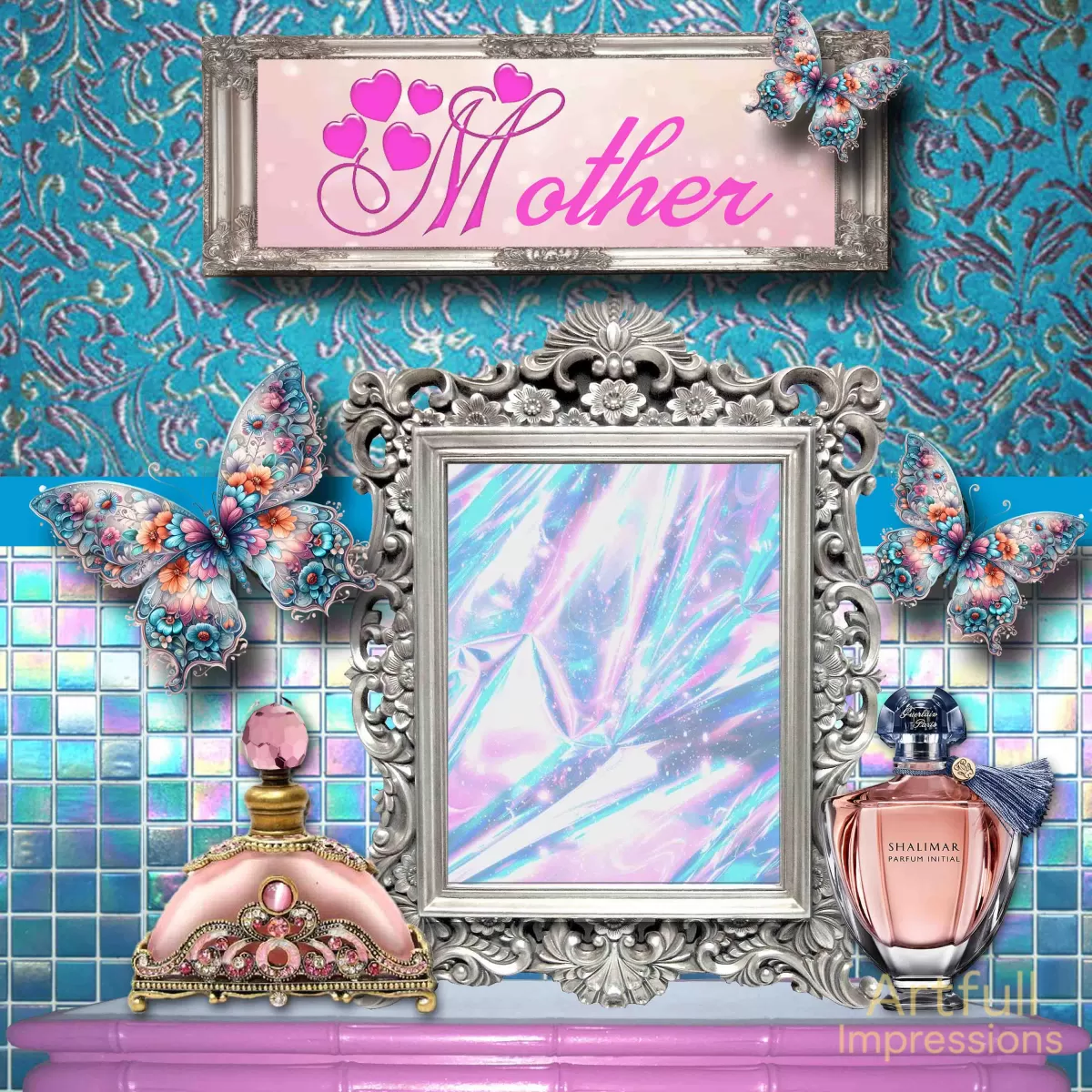Mother Themed with Vintage Vibes & Elegance 2 Page