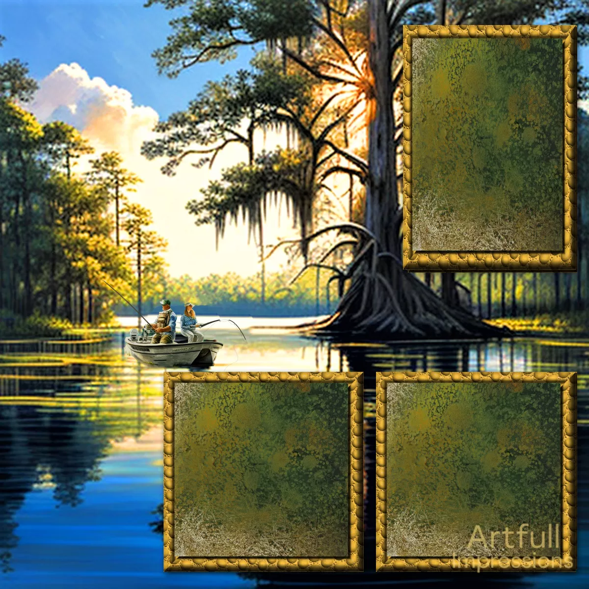 Sunset Cypress Fishing Trip