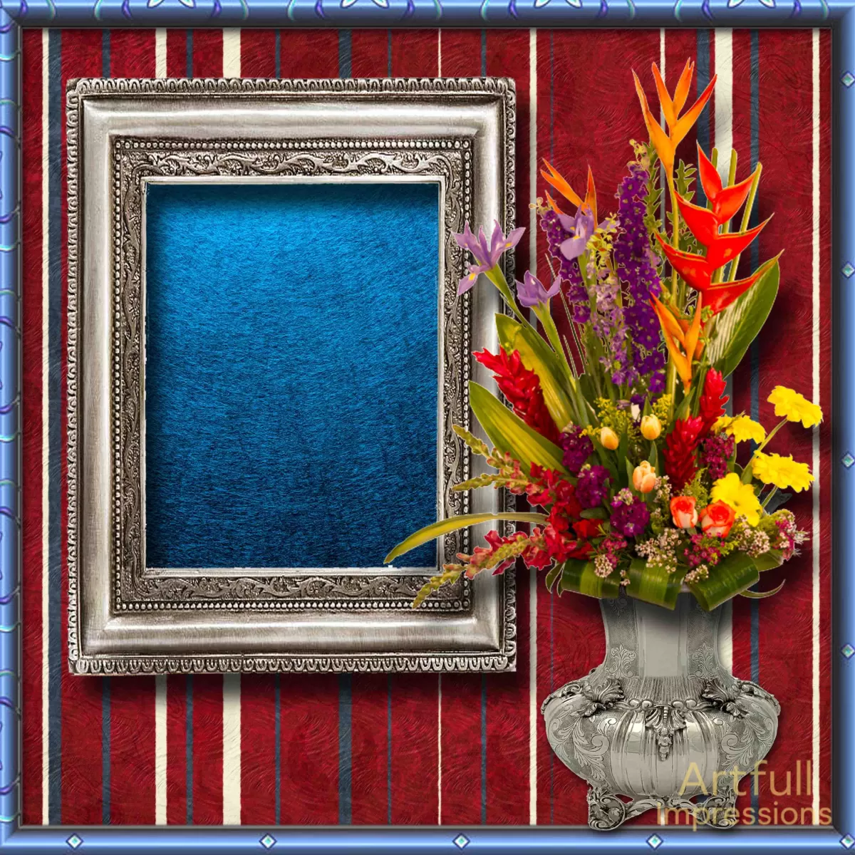 Tropical Elegance with Vibrant Colors