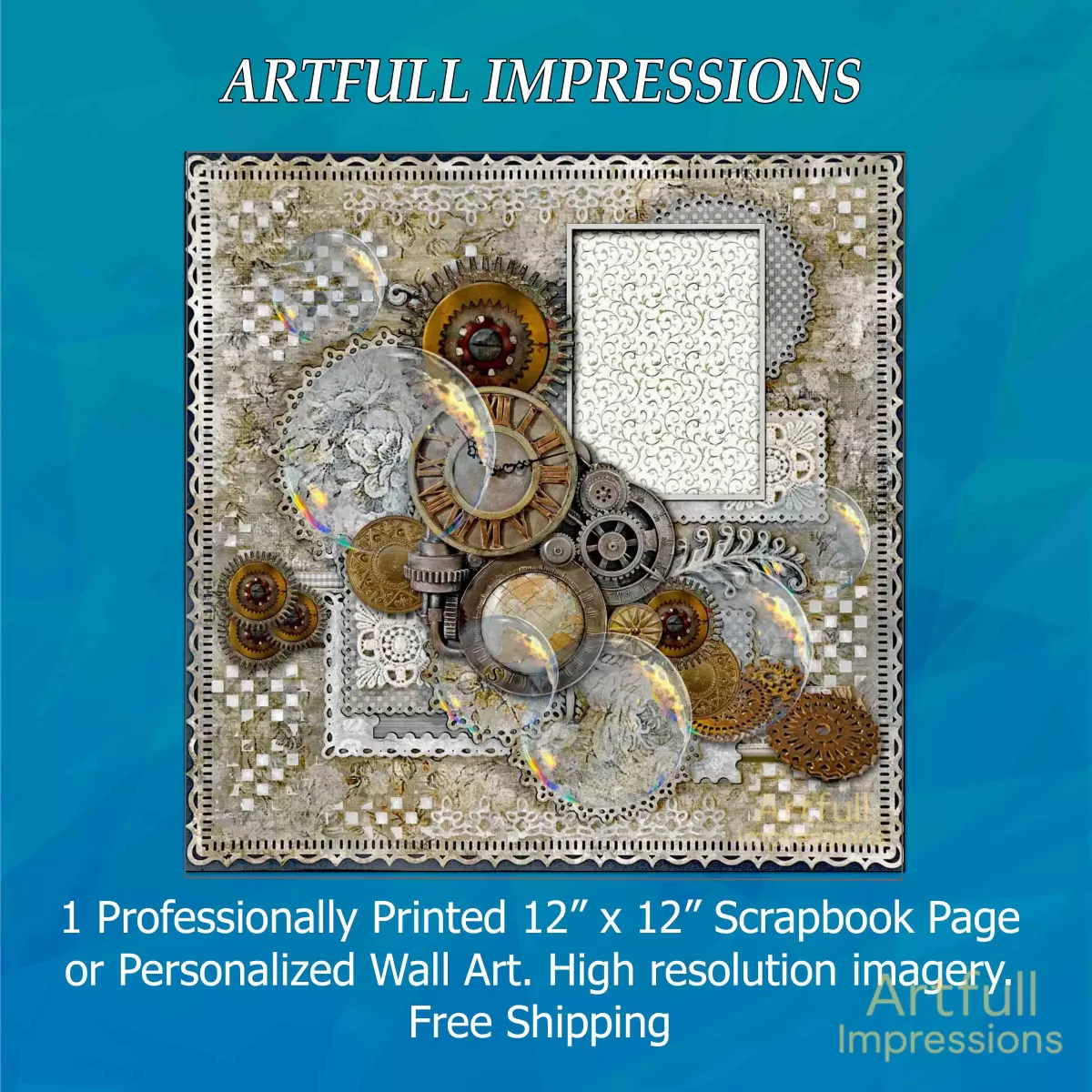 VINTAGE LACE & TIME – Elegant Steampunk Fusion