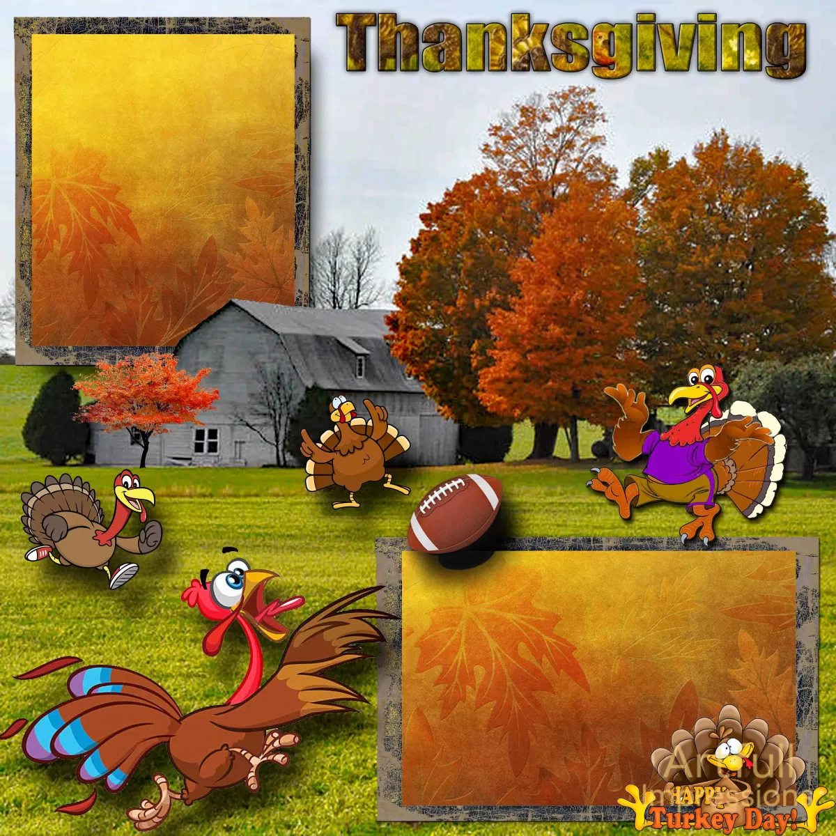 TURKEY DAY TOUCHDOWN – Thanksgiving Fun on the Farm