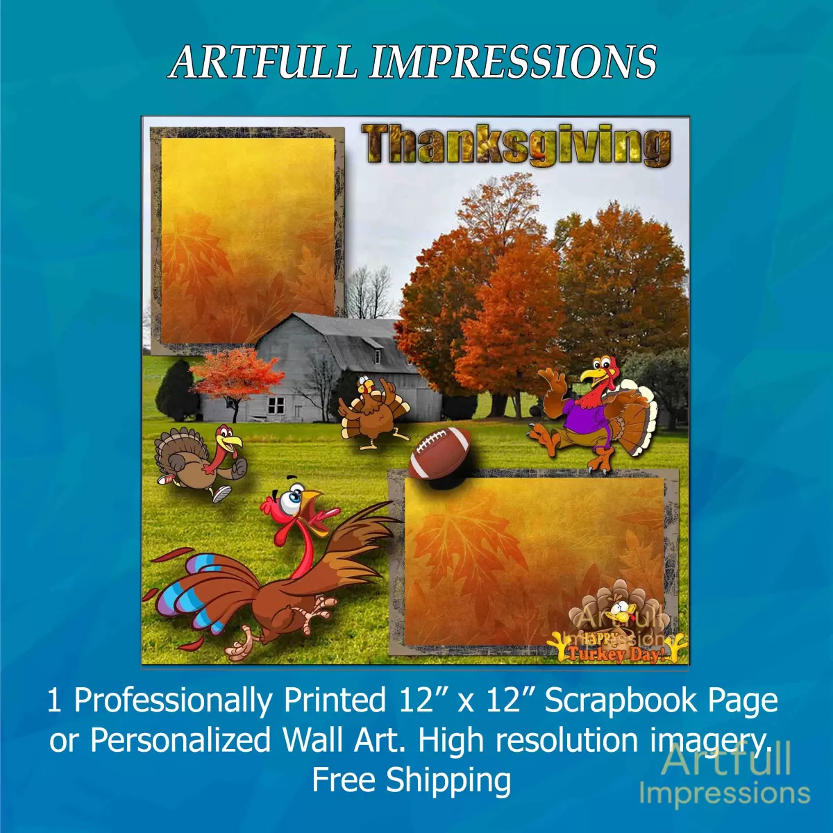 TURKEY DAY TOUCHDOWN – Thanksgiving Fun on the Farm