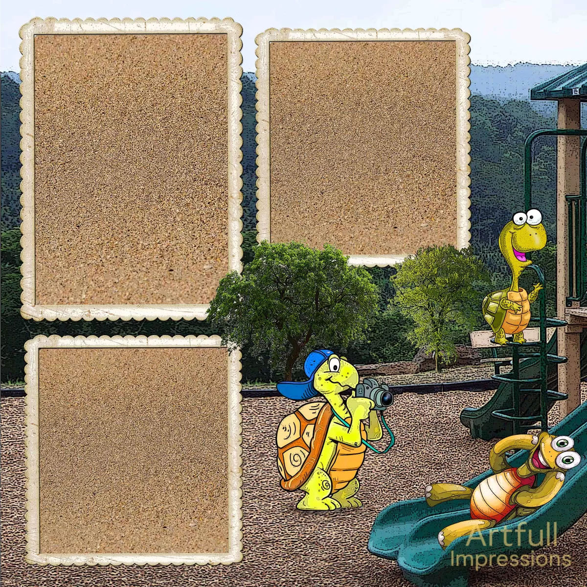 TURTLE PLAYGROUND ADVENTURE – 2 Pages