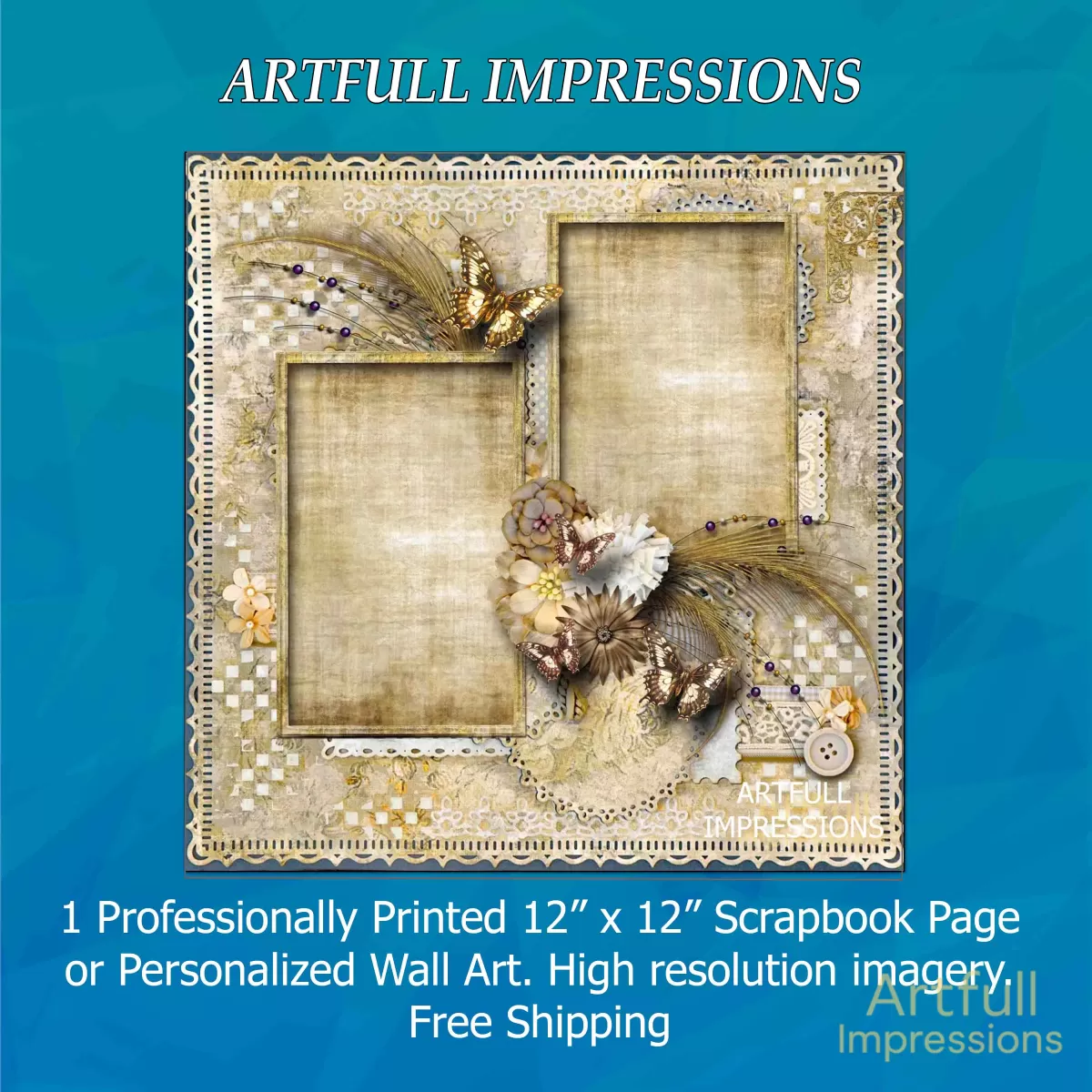 "Antique Gold Elegance"