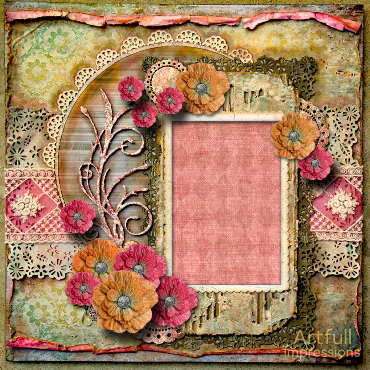 Vintage Rosy Whimsy