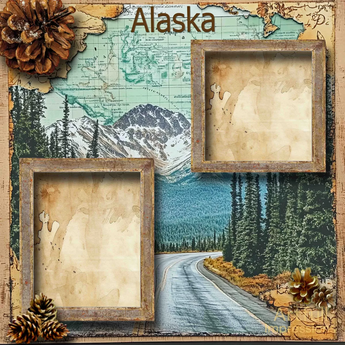 Alaska Mountain Road