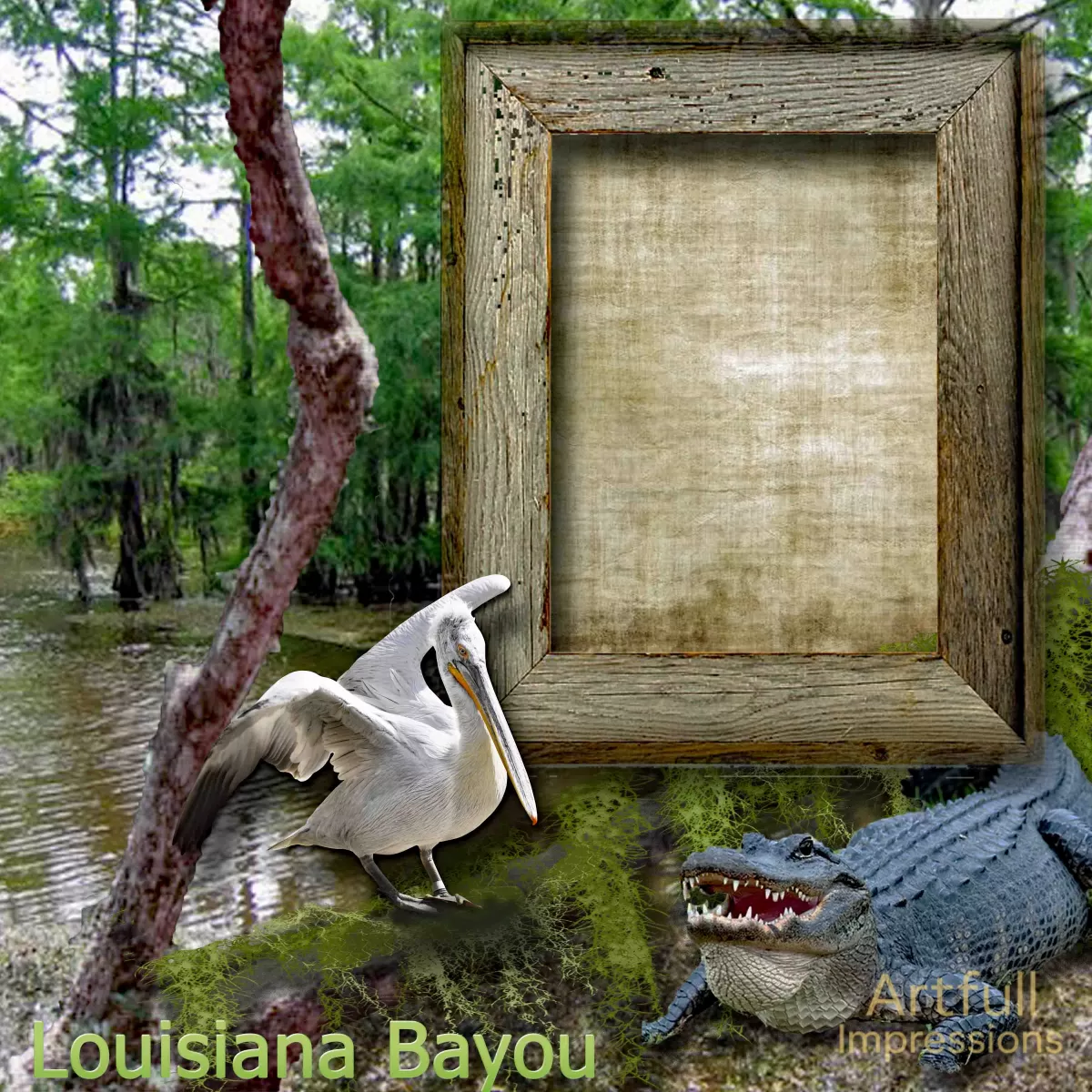 Louisiana Bayou – Rustic Wildlife