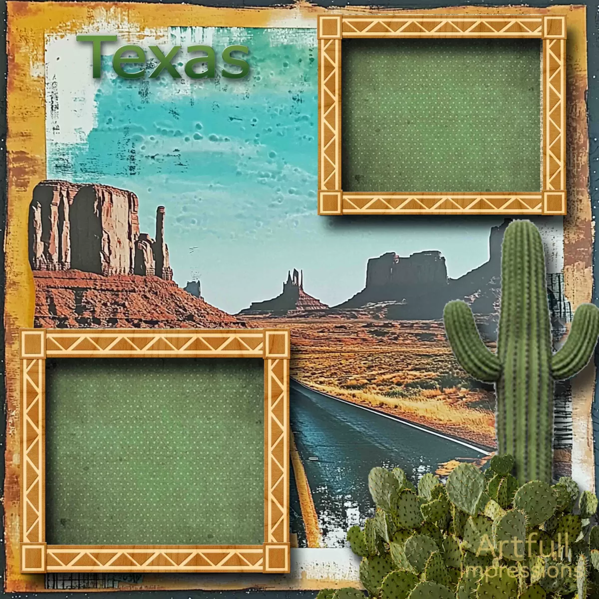 Texas Rugged Desert Highway
