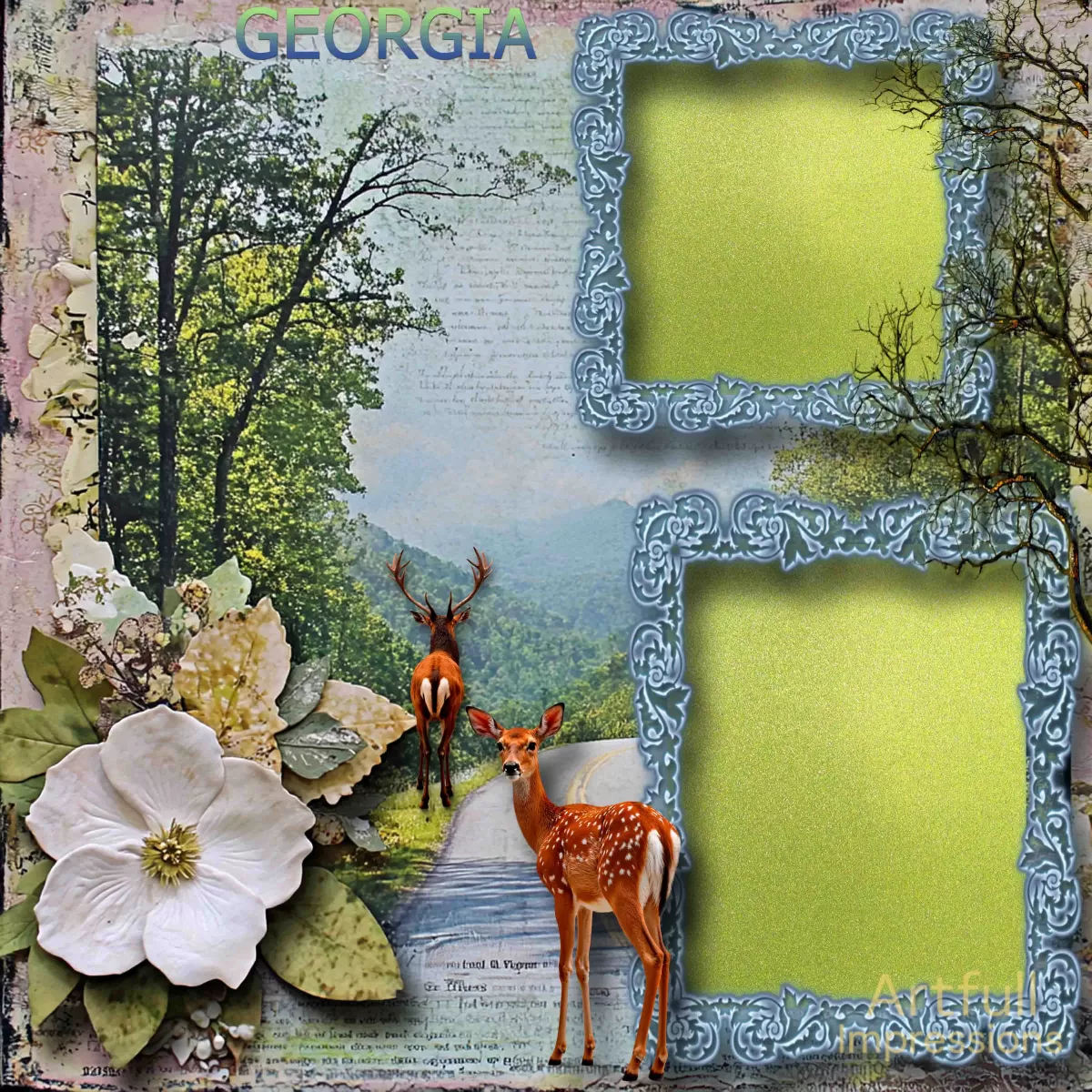 Georgia Mountain Serenity– Rustic Wildlife & Southern Charm